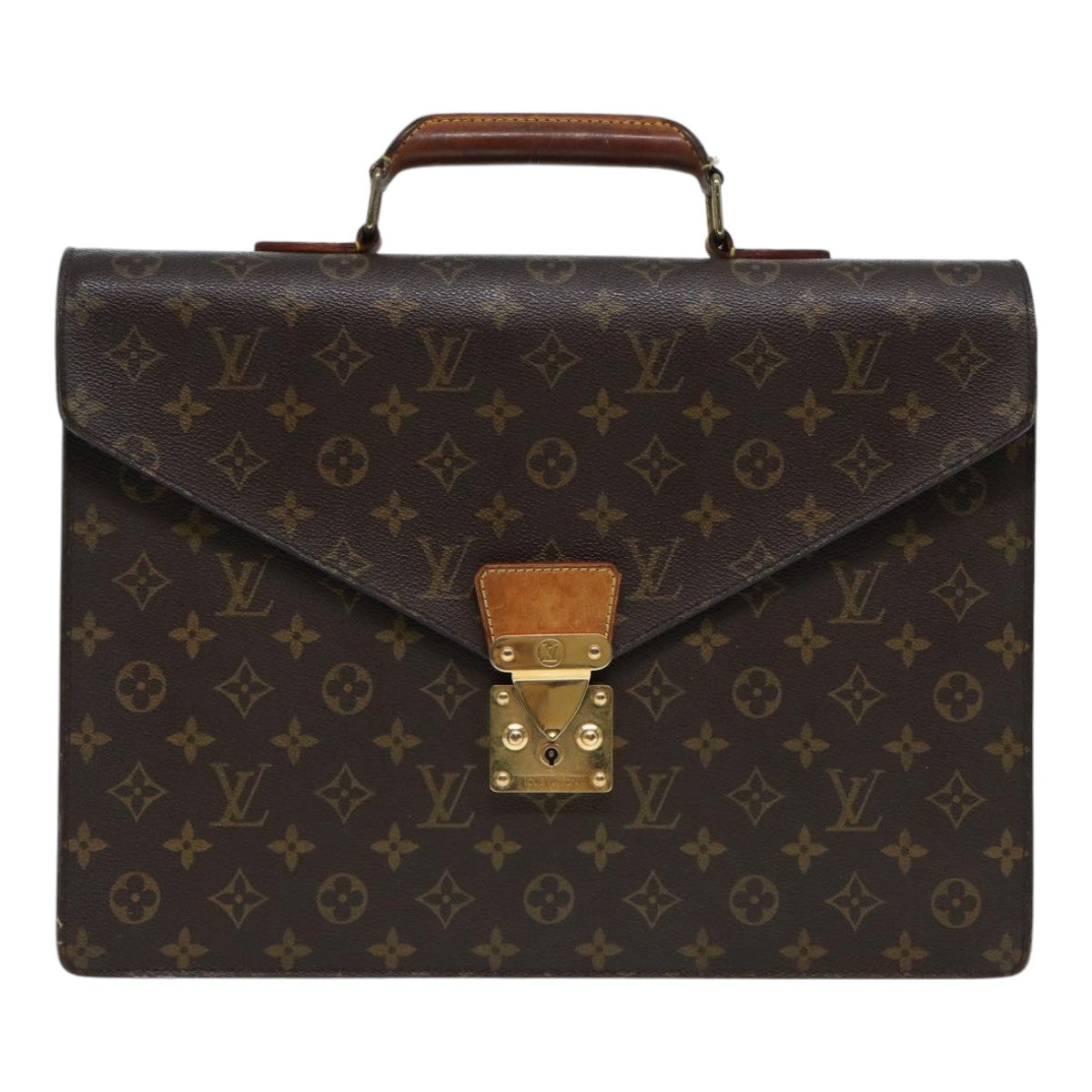 LOUIS VUITTON Monogram Serviette Conseiller Briefcase M53331 LV Auth 84493