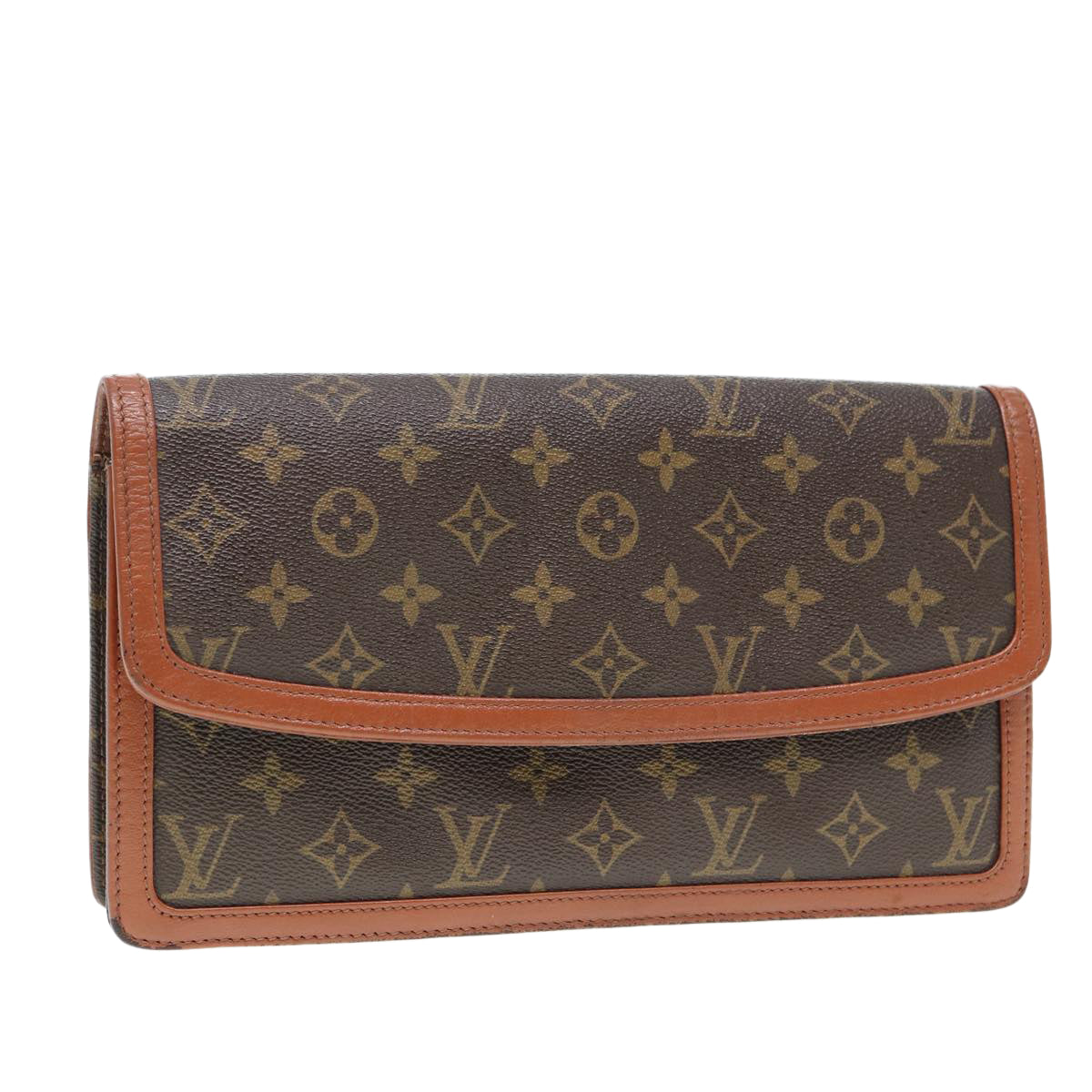 LOUIS VUITTON Monogram Pochette Dam GM Clutch Bag M51810 LV Auth 84497