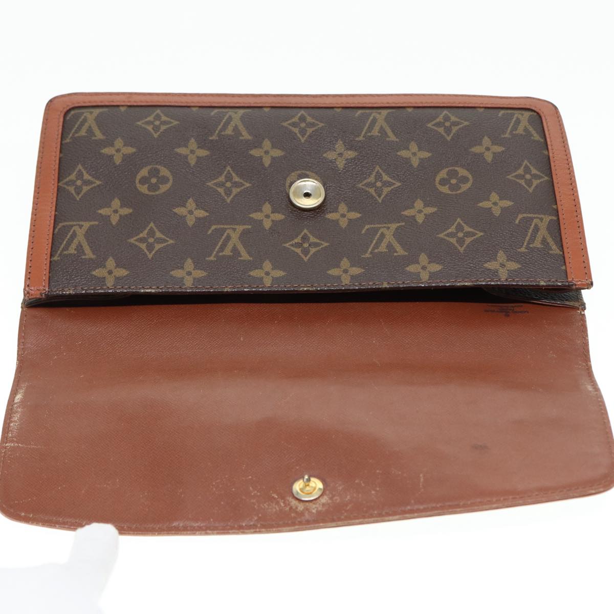 LOUIS VUITTON Monogram Pochette Dam GM Clutch Bag M51810 LV Auth 84497