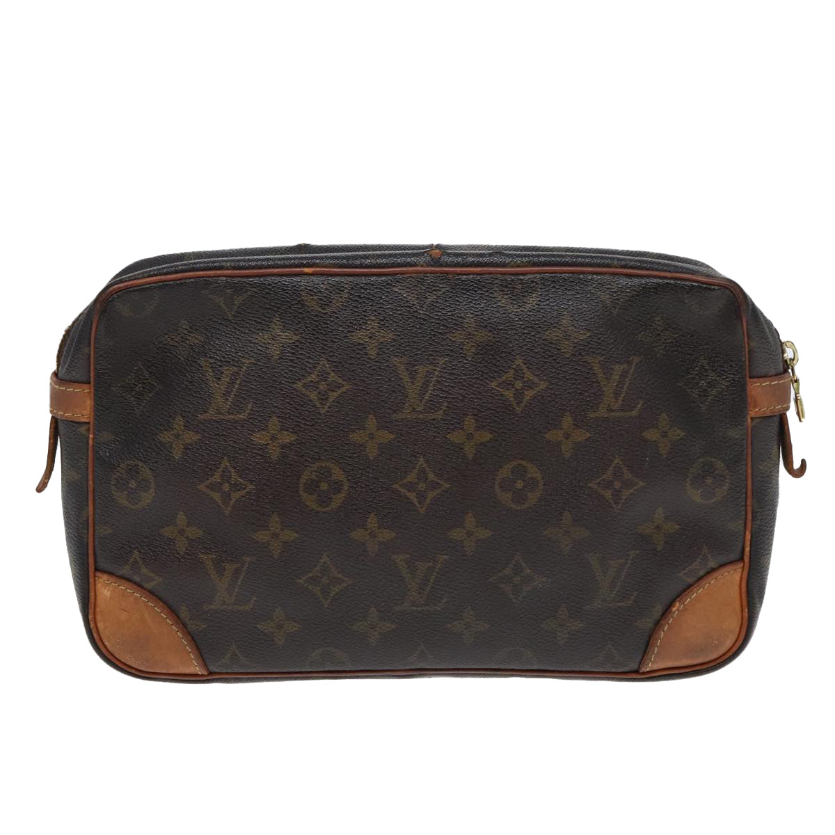 LOUIS VUITTON Monogram Compiegne 28 Clutch Bag M51845 LV Auth 84508 - 0