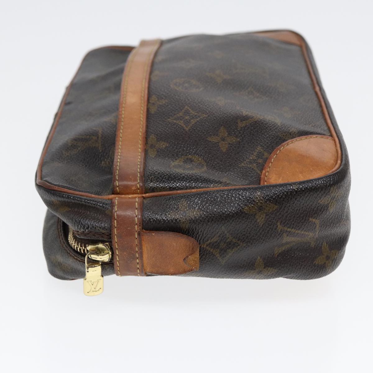 LOUIS VUITTON Monogram Compiegne 28 Clutch Bag M51845 LV Auth 84508