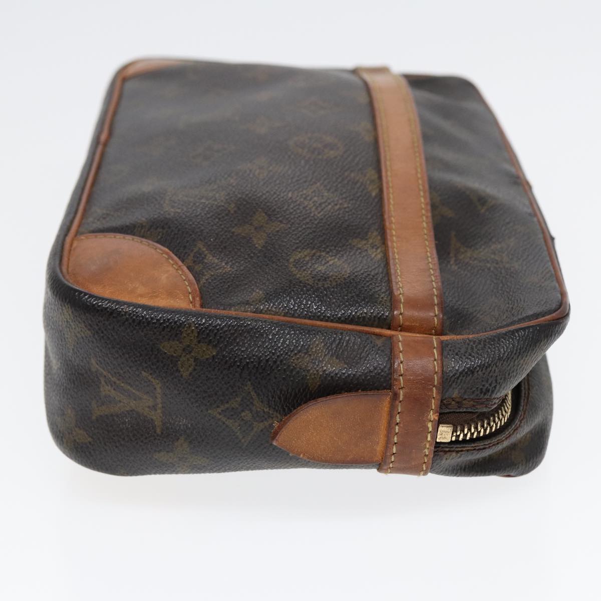 LOUIS VUITTON Monogram Compiegne 28 Clutch Bag M51845 LV Auth 84508