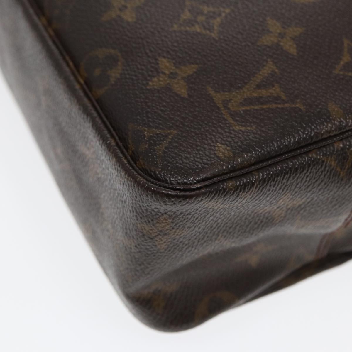 LOUIS VUITTON Monogram Trousse Toilette 28 Clutch Bag M47522 LV Auth 84509