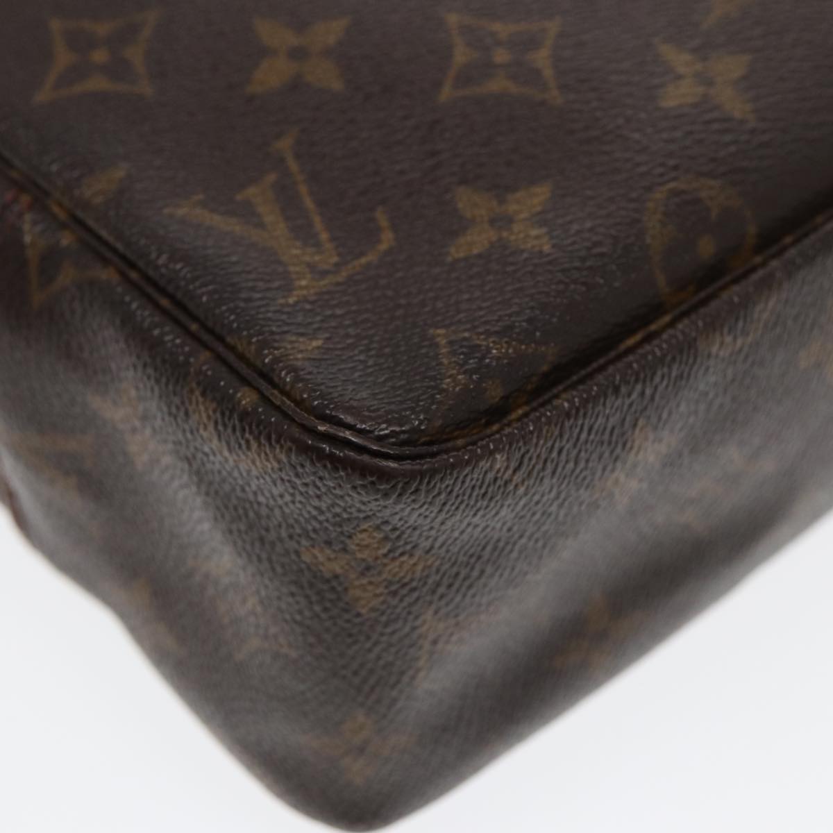 LOUIS VUITTON Monogram Trousse Toilette 28 Clutch Bag M47522 LV Auth 84509