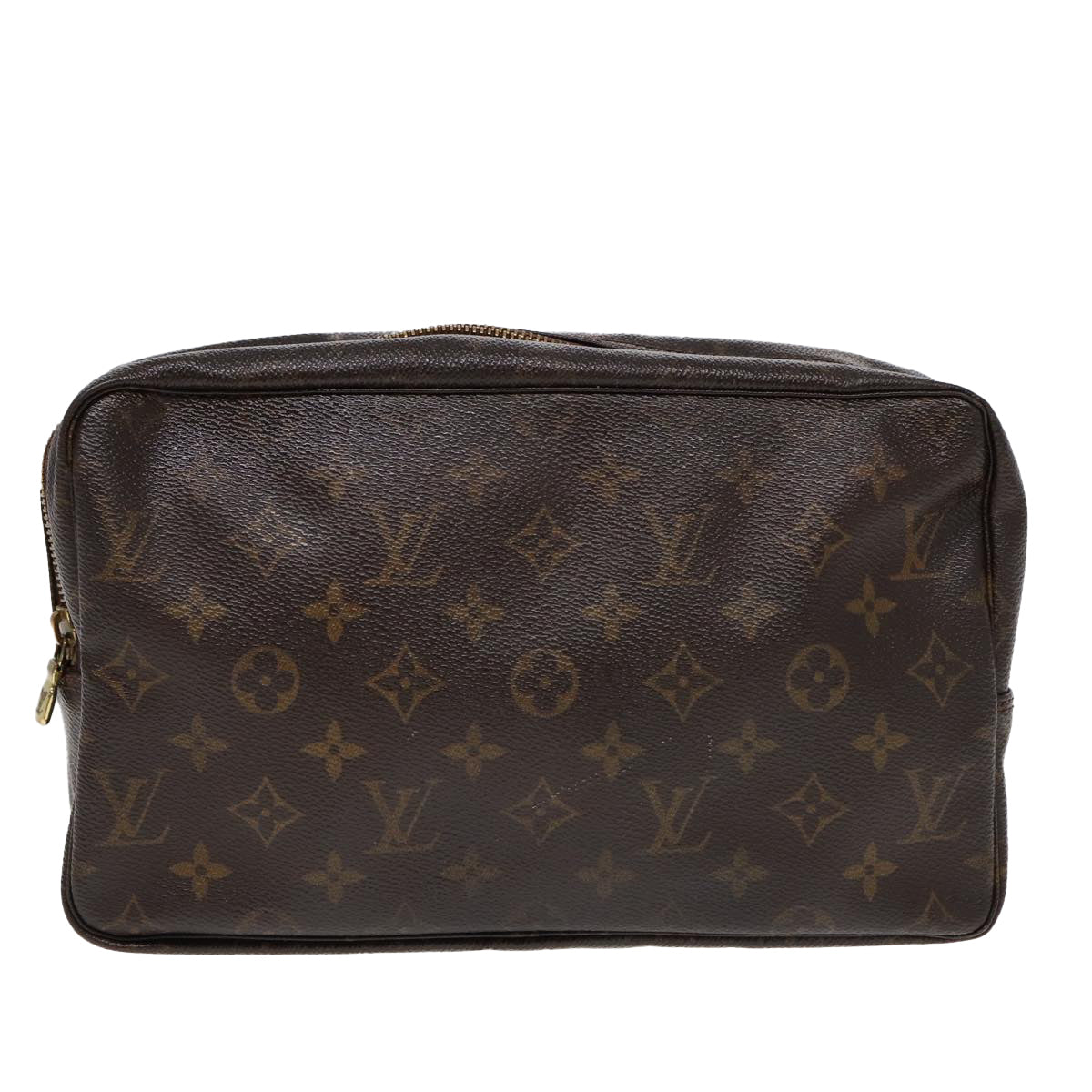 LOUIS VUITTON Monogram Trousse Toilette 28 Clutch Bag M47522 LV Auth 84509