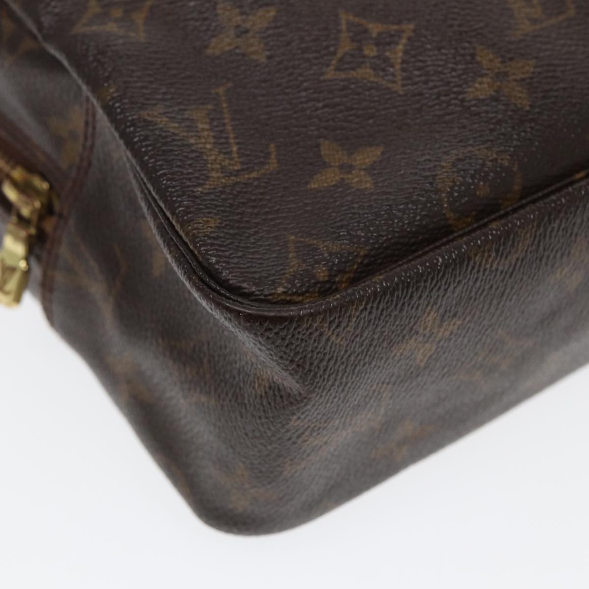 LOUIS VUITTON Monogram Trousse Toilette 28 Clutch Bag M47522 LV Auth 84509