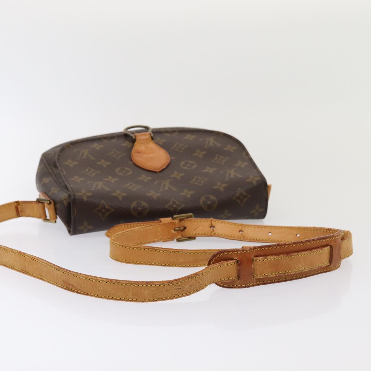 LOUIS VUITTON Monogram Saint Cloud GM Shoulder Bag M51242 LV Auth 84512