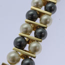 LOUIS VUITTON Cry Me Ariver PM Bracelet Gold Gray M67010 LV Auth 84519-14