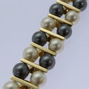 LOUIS VUITTON Cry Me Ariver PM Bracelet Gold Gray M67010 LV Auth 84519-16