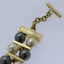 LOUIS VUITTON Cry Me Ariver PM Bracelet Gold Gray M67010 LV Auth 84519-18