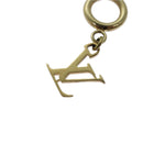 LOUIS VUITTON Cry Me Ariver PM Bracelet Gold Gray M67010 LV Auth 84519-2