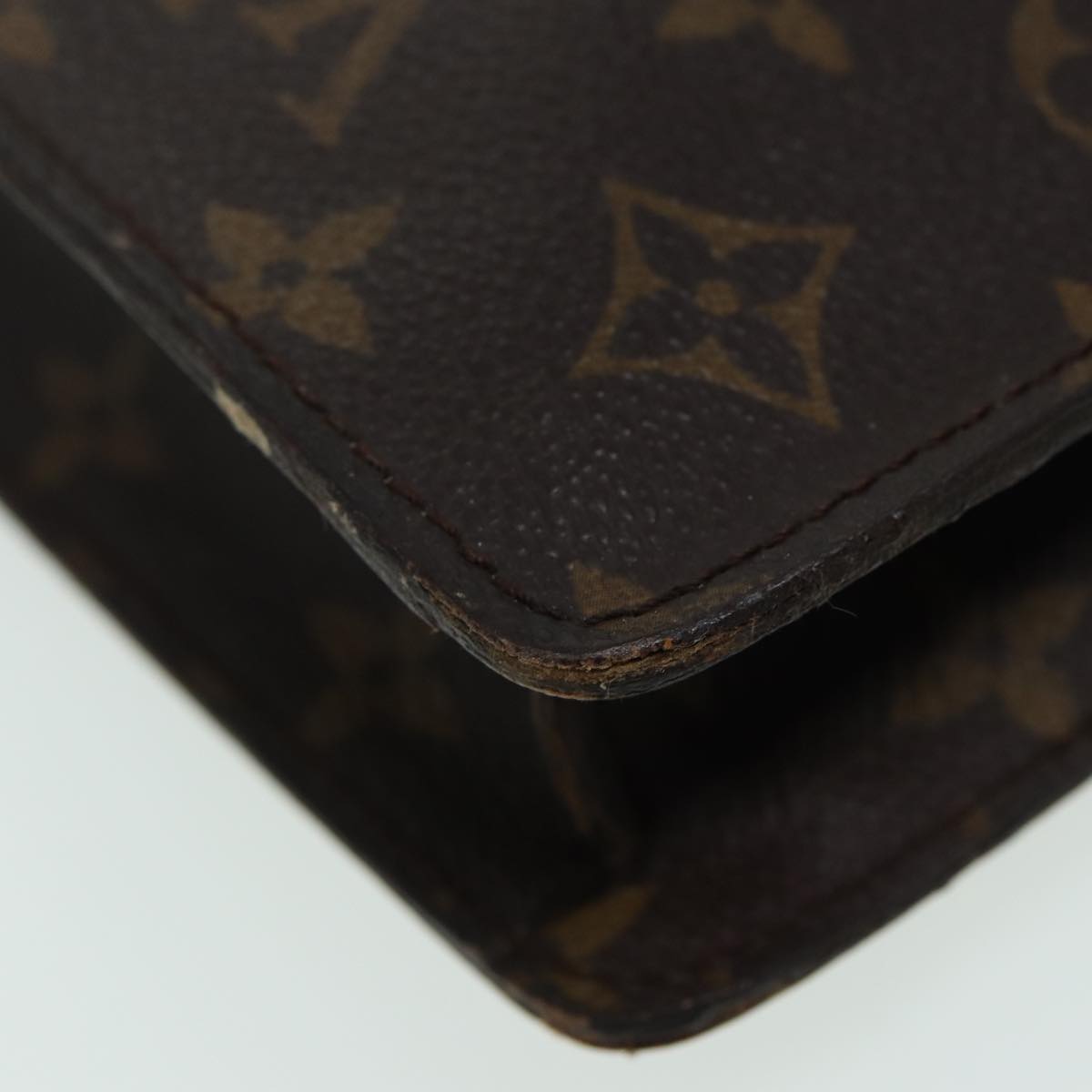 LOUIS VUITTON Monogram Porte Documents Senatur Briefcase M53335 LV Auth 84521