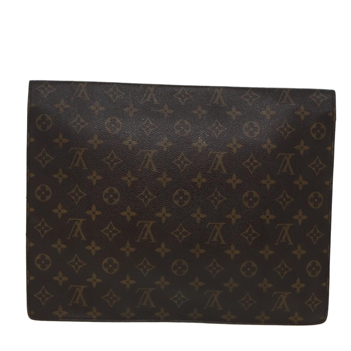 LOUIS VUITTON Monogram Porte Documents Senatur Briefcase M53335 LV Auth 84521