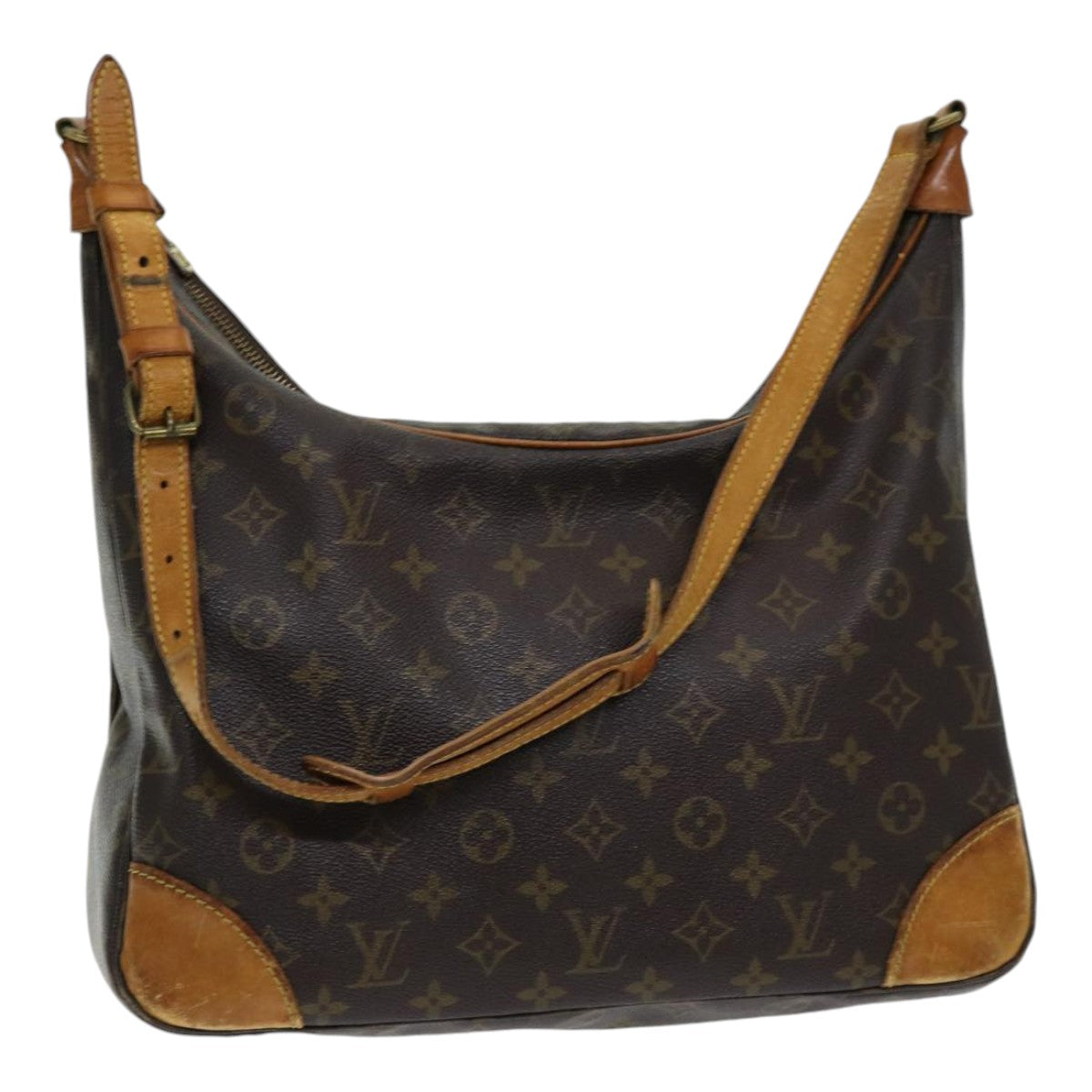 LOUIS VUITTON Monogram Boulogne 35 Shoulder Bag M51260 LV Auth 84527