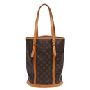 LOUIS VUITTON Monogram Bucket GM Shoulder Bag M42236 LV Auth 84528-2