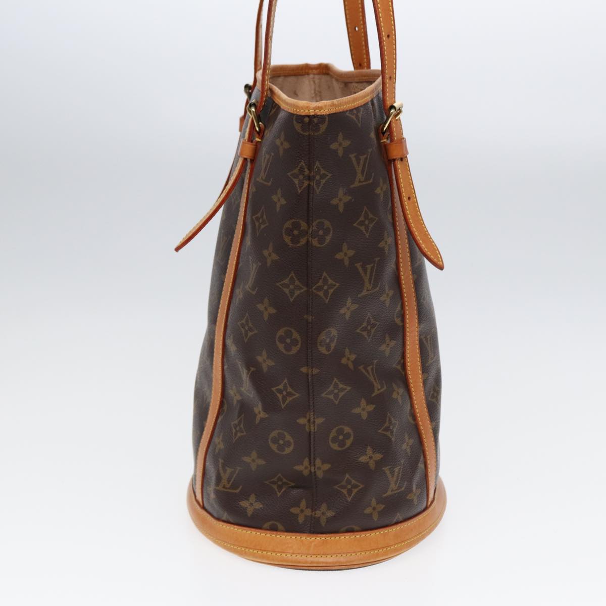 LOUIS VUITTON Monogram Bucket GM Shoulder Bag M42236 LV Auth 84528