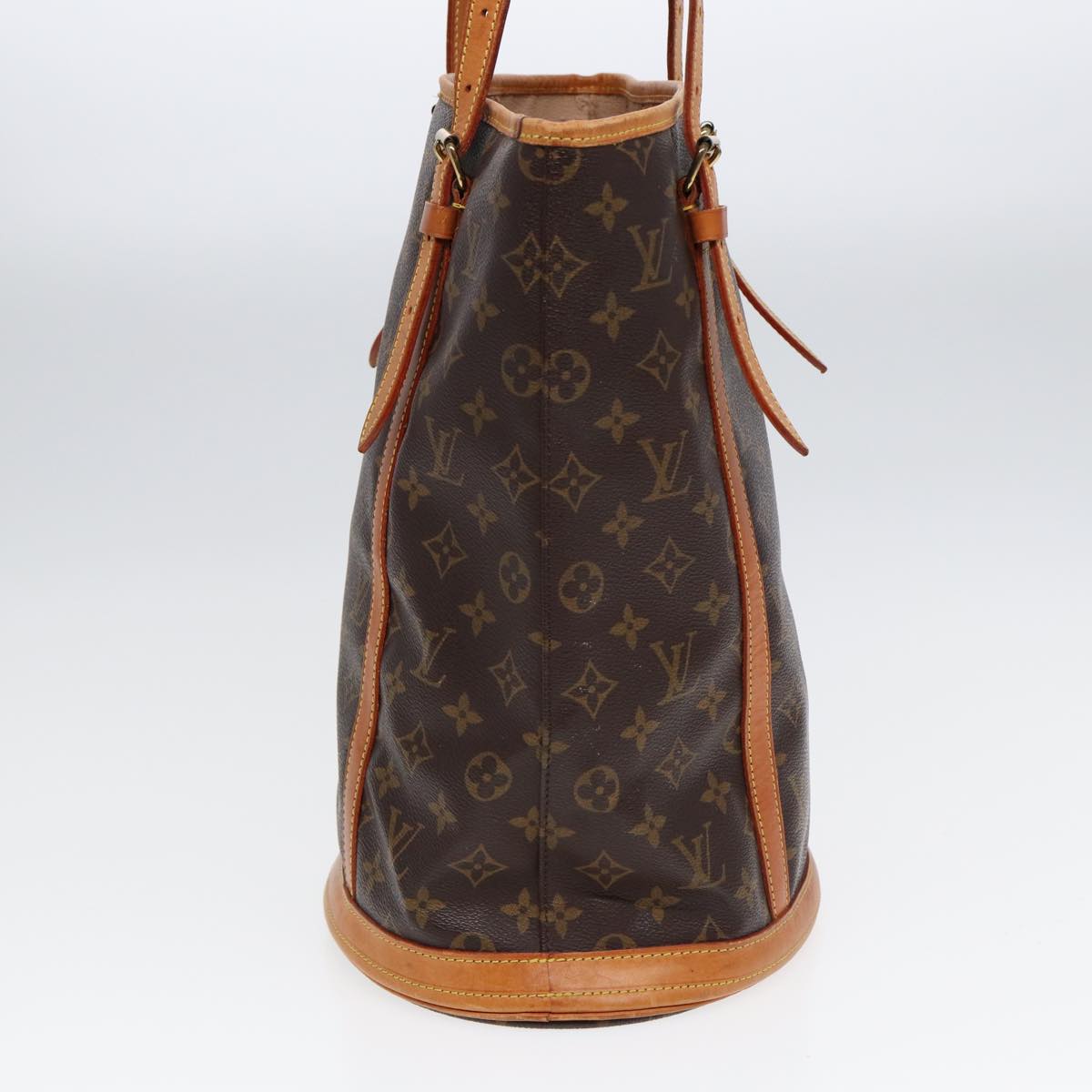 LOUIS VUITTON Monogram Bucket GM Shoulder Bag M42236 LV Auth 84528