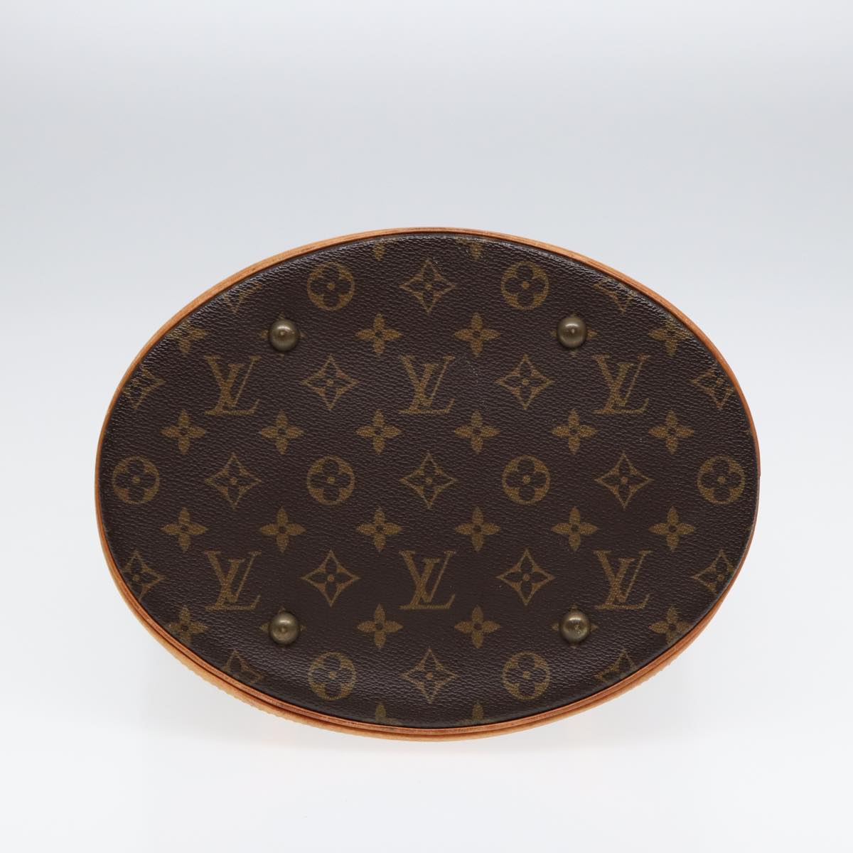 LOUIS VUITTON Monogram Bucket GM Shoulder Bag M42236 LV Auth 84528