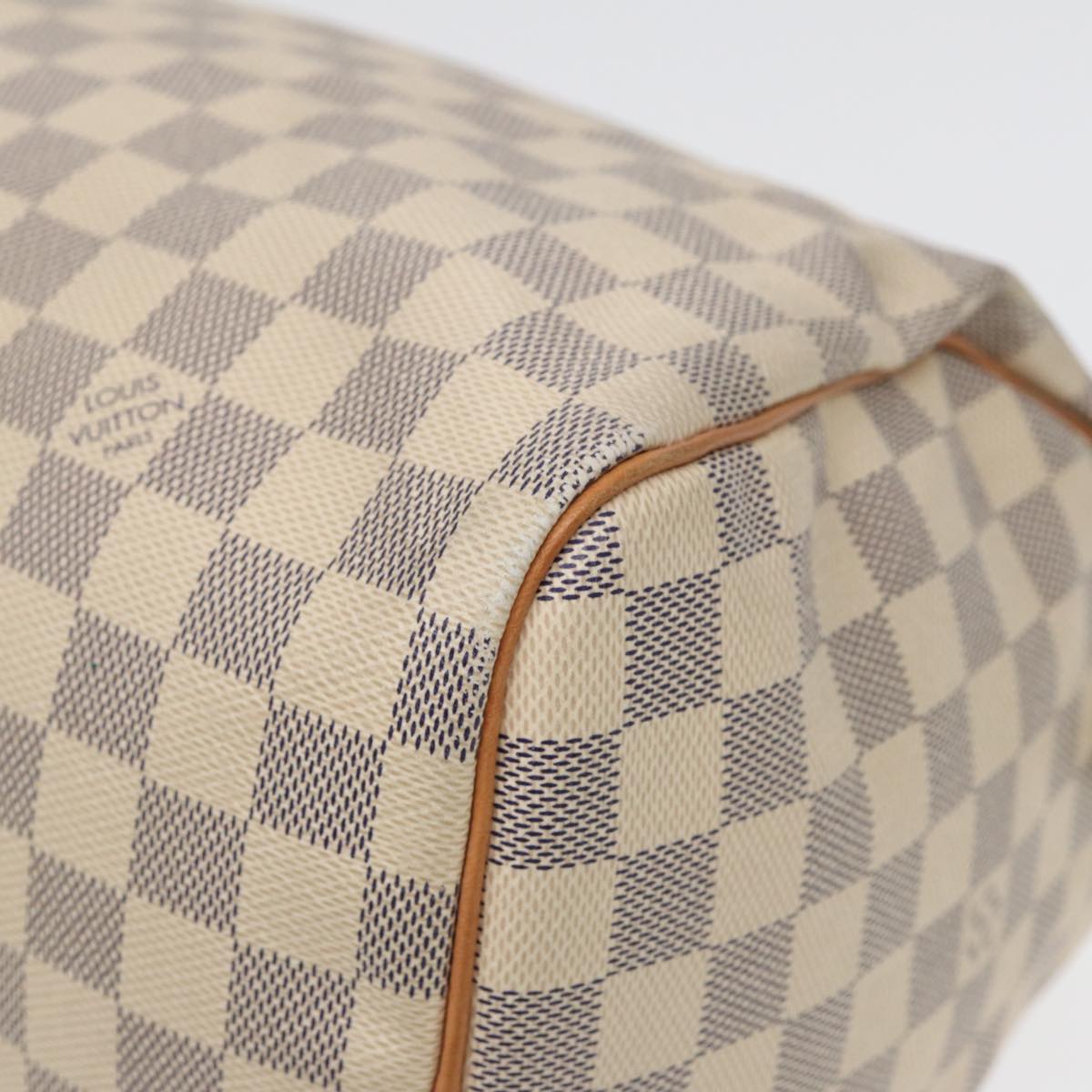 LOUIS VUITTON Damier Azur Speedy 30 Hand Bag N41533 LV Auth 84530