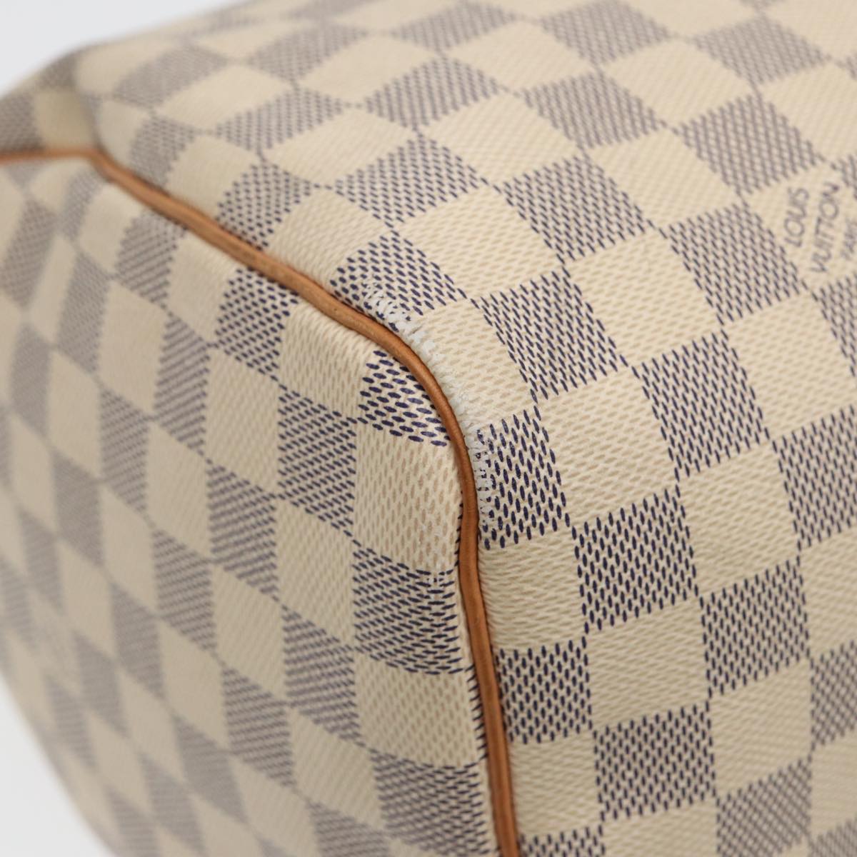 LOUIS VUITTON Damier Azur Speedy 30 Hand Bag N41533 LV Auth 84530