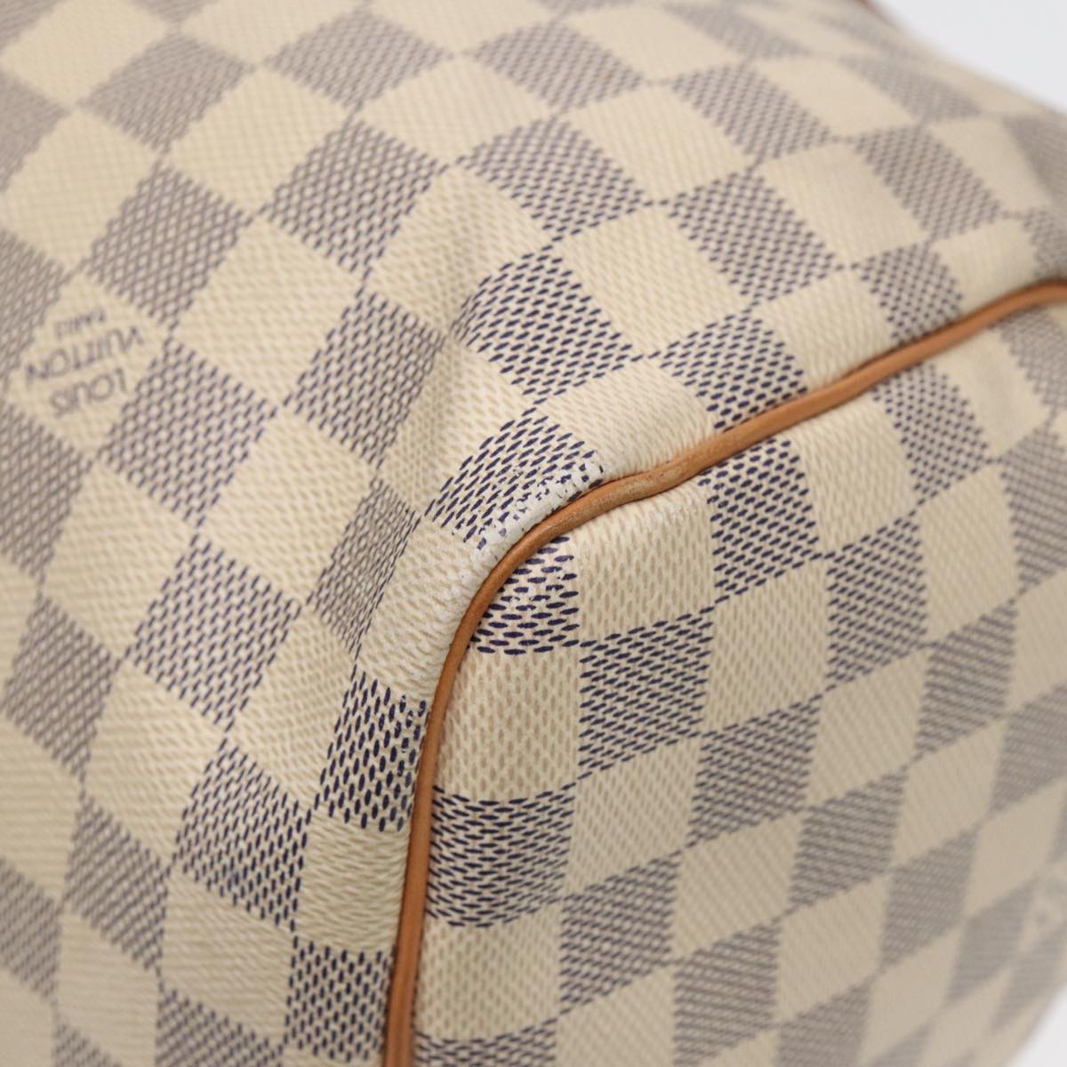 LOUIS VUITTON Damier Azur Speedy 30 Hand Bag N41533 LV Auth 84530