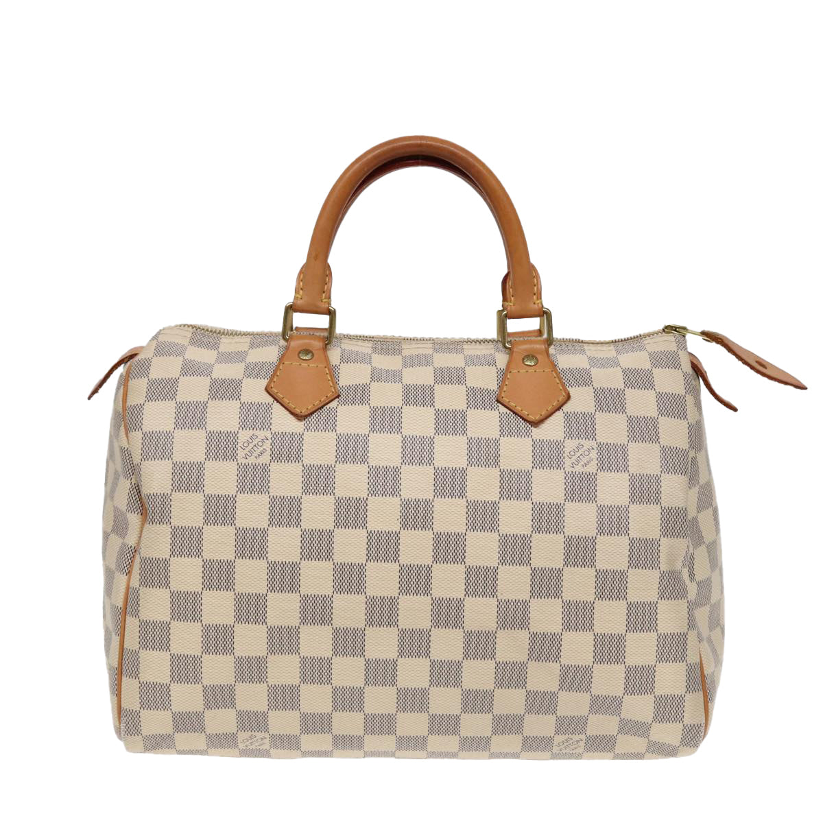 LOUIS VUITTON Damier Azur Speedy 30 Hand Bag N41533 LV Auth 84530