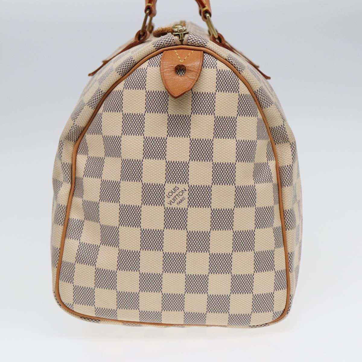 LOUIS VUITTON Damier Azur Speedy 30 Hand Bag N41533 LV Auth 84530