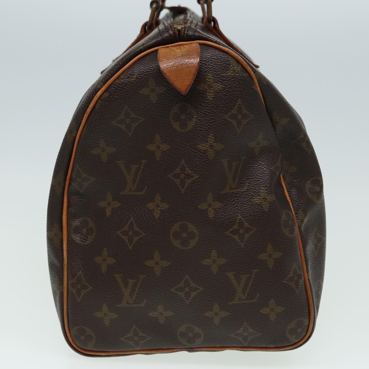 LOUIS VUITTON Monogram Speedy 35 Hand Bag M41524 LV Auth 84532