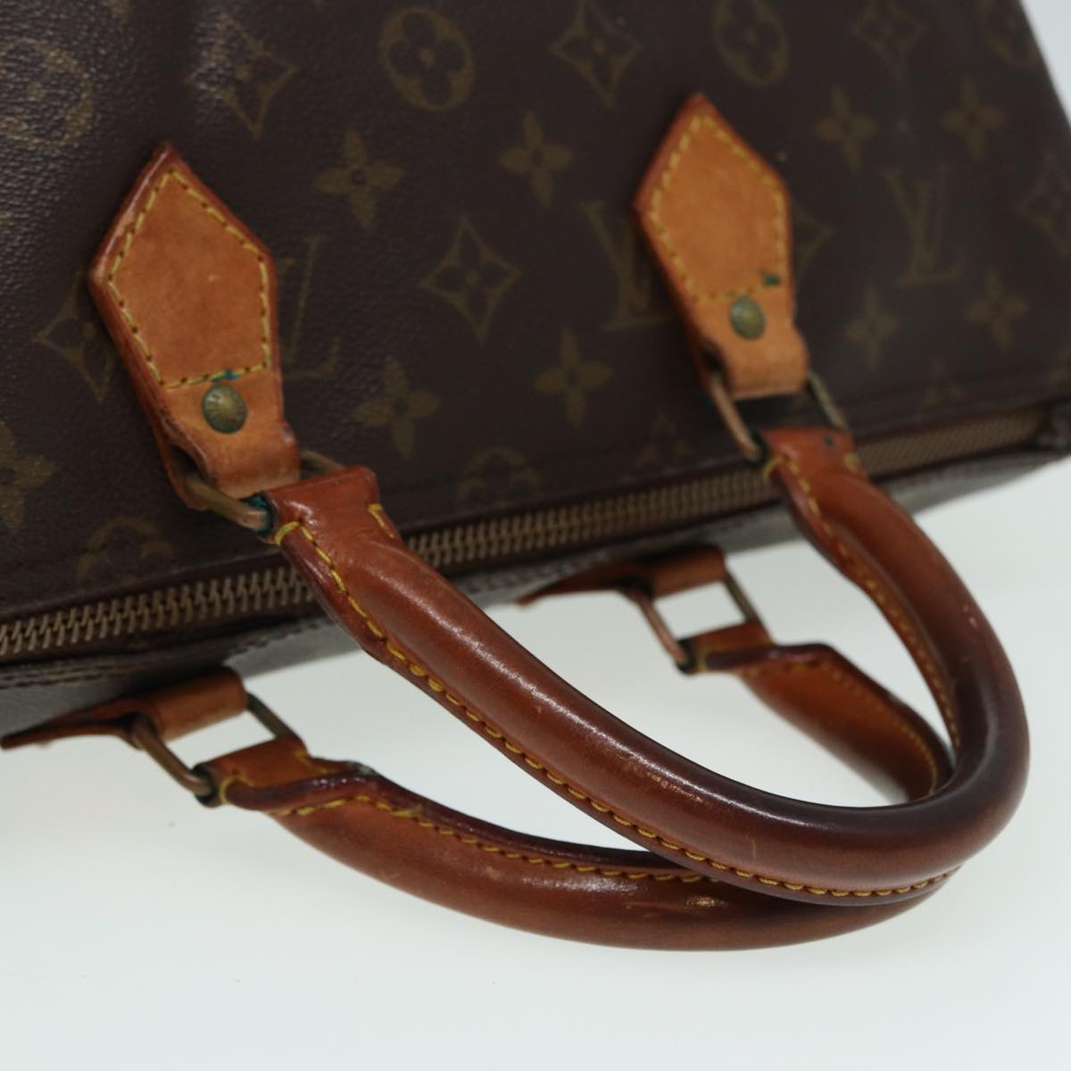 LOUIS VUITTON Monogram Speedy 35 Hand Bag M41524 LV Auth 84532