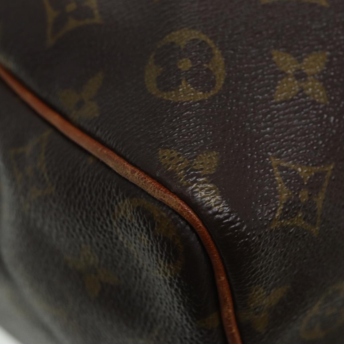 LOUIS VUITTON Monogram Speedy 35 Hand Bag M41524 LV Auth 84533