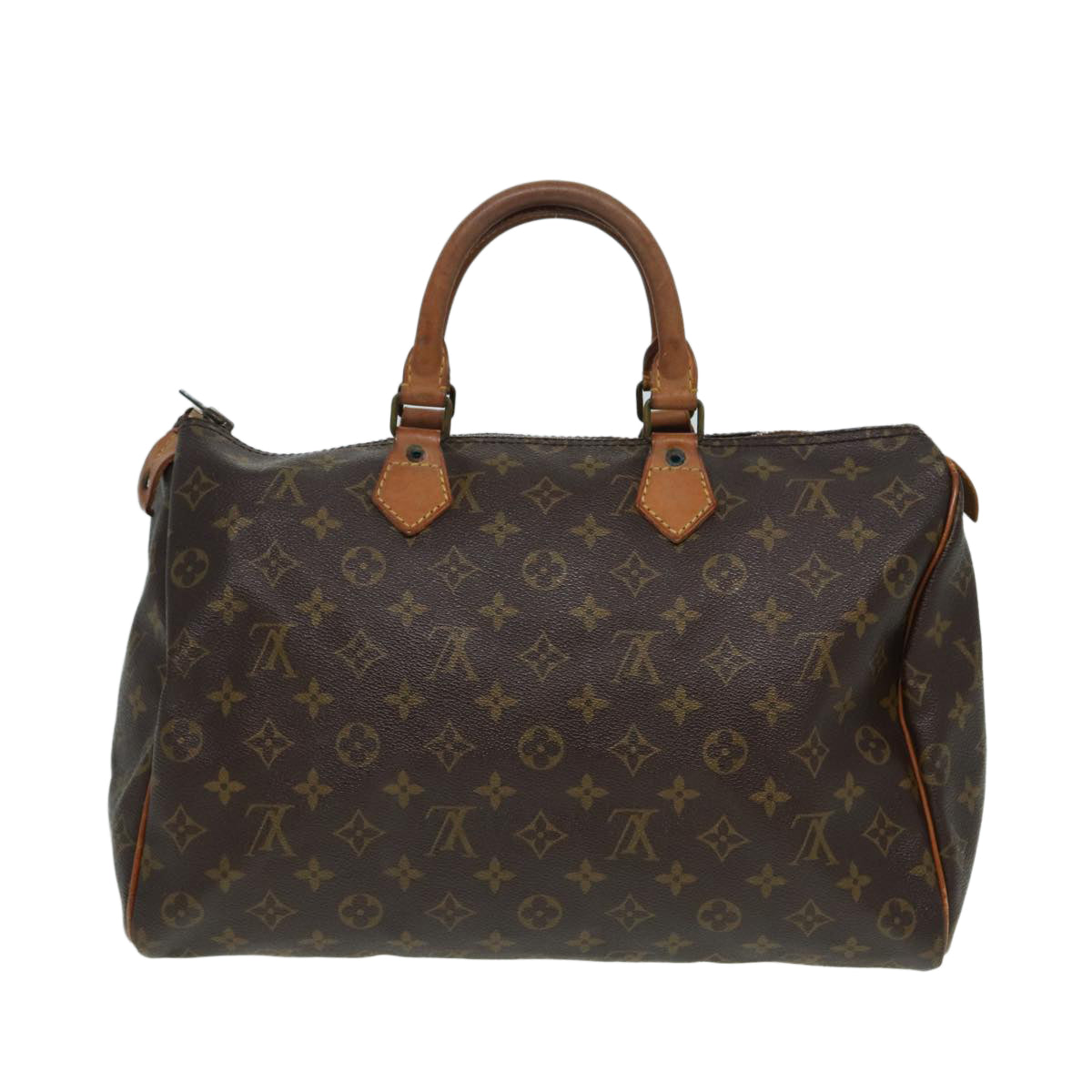 LOUIS VUITTON Monogram Speedy 35 Hand Bag M41524 LV Auth 84533