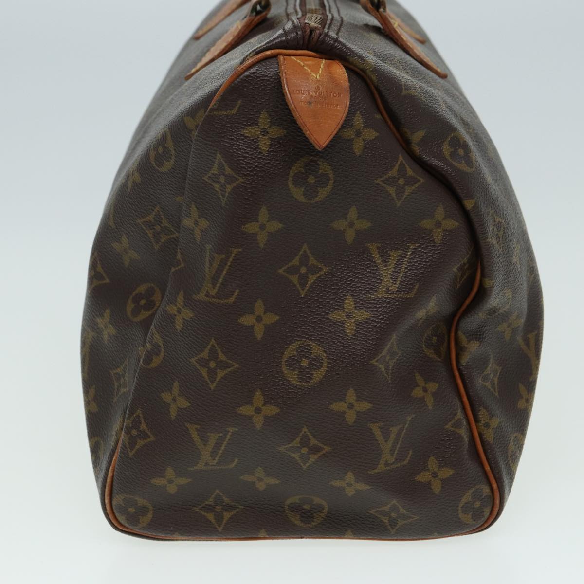 LOUIS VUITTON Monogram Speedy 35 Hand Bag M41524 LV Auth 84533