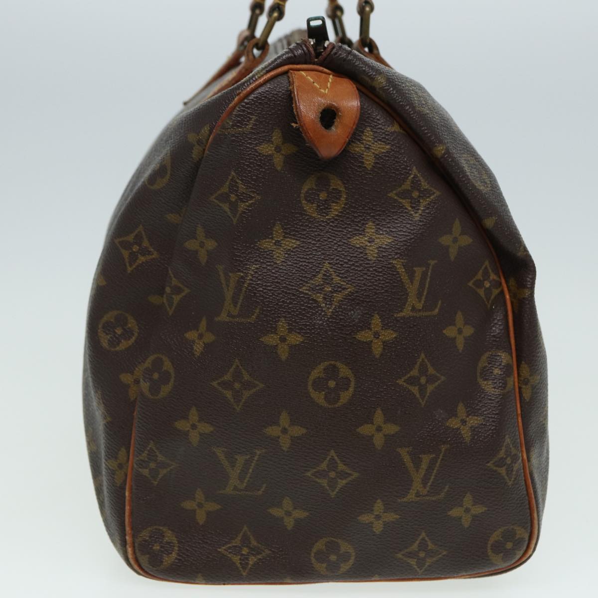 LOUIS VUITTON Monogram Speedy 35 Hand Bag M41524 LV Auth 84533