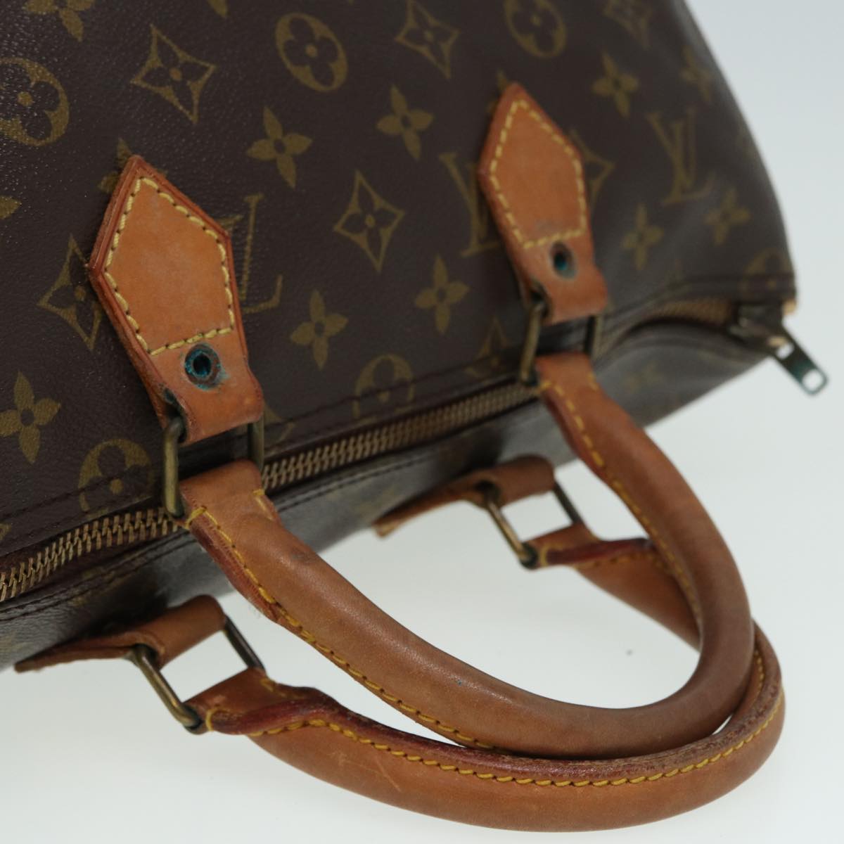 LOUIS VUITTON Monogram Speedy 35 Hand Bag M41524 LV Auth 84533