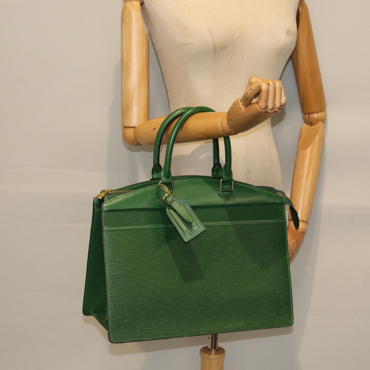 LOUIS VUITTON Epi Riviera Hand Bag Green M48184 LV Auth 84540