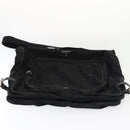 PRADA Garment Cover Nylon Black Silver Auth 84549-5