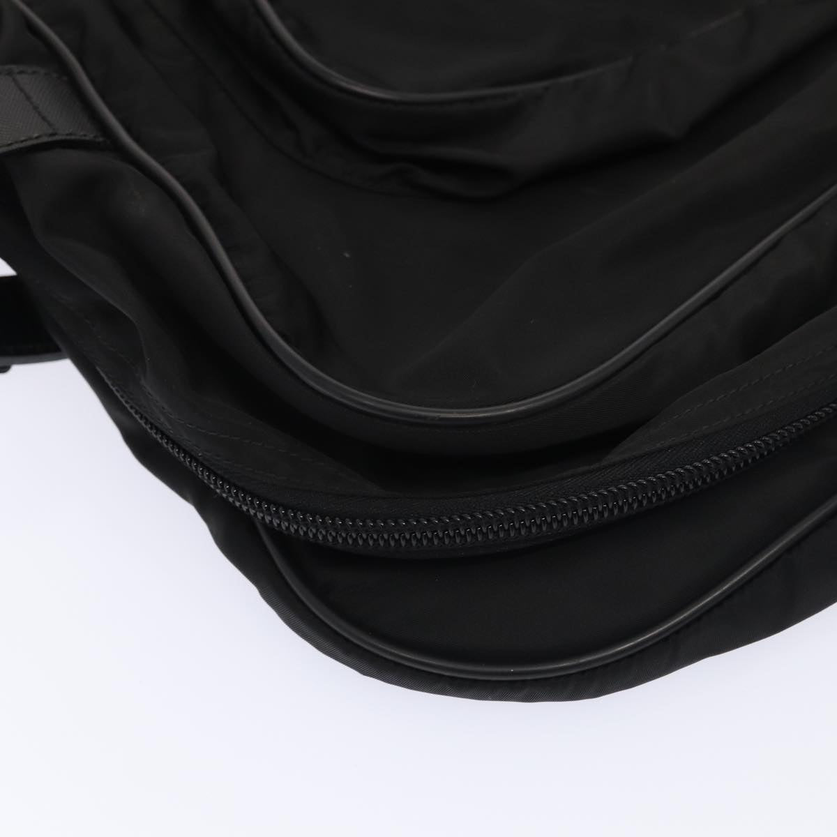 PRADA Garment Cover Nylon Black Silver Auth 84549 | Brand Street Tokyo