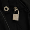 PRADA Garment Cover Nylon Black Silver Auth 84549-20