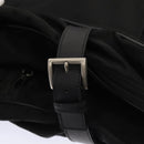 PRADA Garment Cover Nylon Black Silver Auth 84549-21