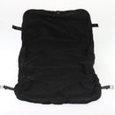 PRADA Garment Cover Nylon Black Silver Auth 84549-11