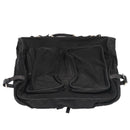 PRADA Garment Cover Nylon Black Silver Auth 84549-2