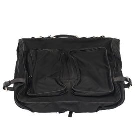 PRADA Garment Cover Nylon Black Silver Auth 84549 - 0