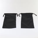 PRADA Garment Cover Nylon Black Silver Auth 84549-39