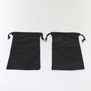 PRADA Garment Cover Nylon Black Silver Auth 84549-40