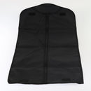 PRADA Garment Cover Nylon Black Silver Auth 84549-45