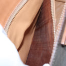 CELINE Macadam Canvas Hand Bag PVC Leather Brown Auth 84552-11