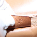 CELINE Macadam Canvas Hand Bag PVC Leather Brown Auth 84552-12