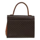 CELINE Macadam Canvas Hand Bag PVC Leather Brown Auth 84552-2