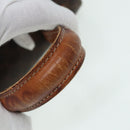 CELINE Macadam Canvas Hand Bag PVC Leather Brown Auth 84552-8