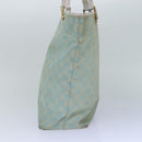 GUCCI GG Canvas Tote Bag Light Blue White gold 002 1098 Auth 84563-4